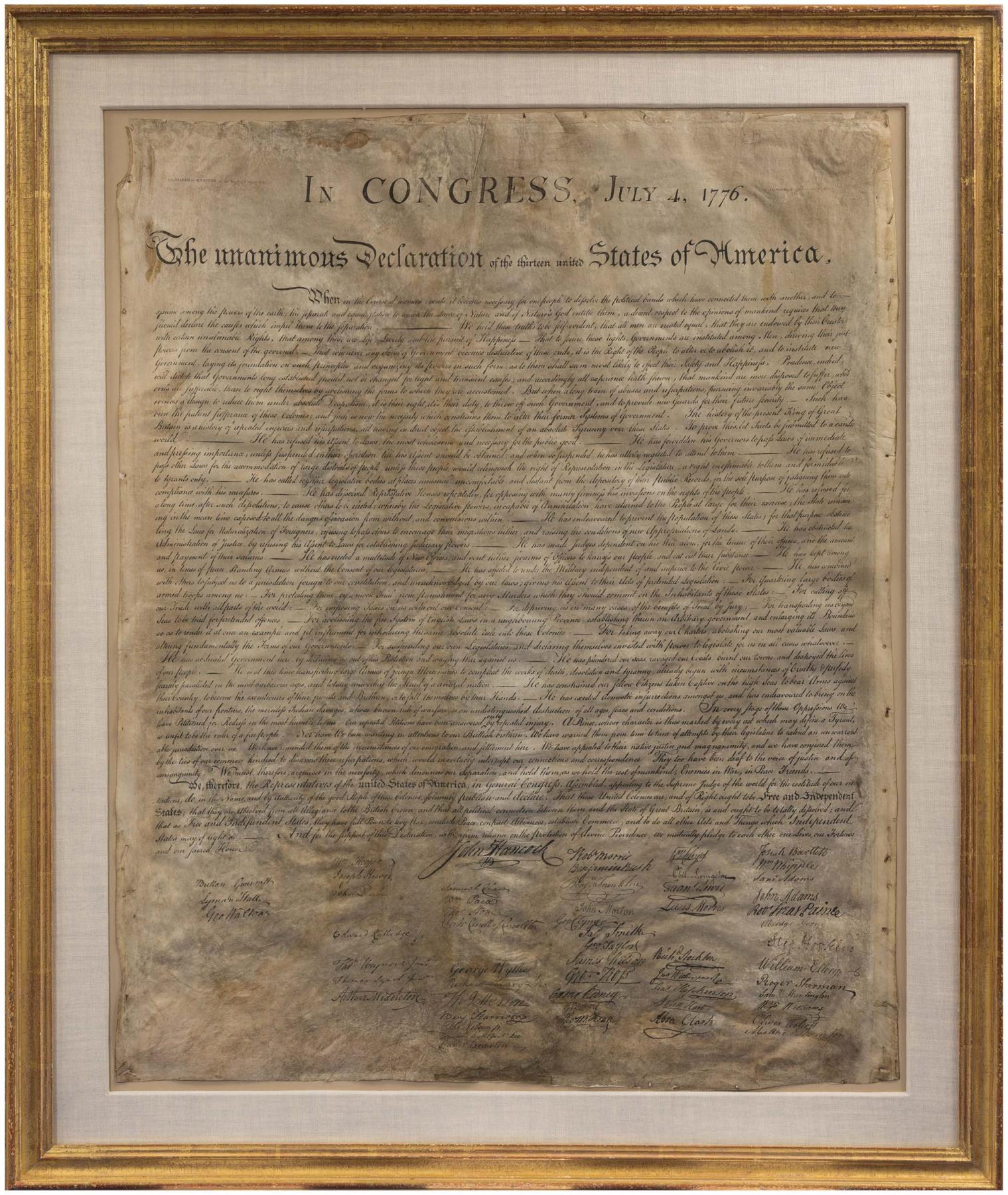 Declaration of Independence by Stone